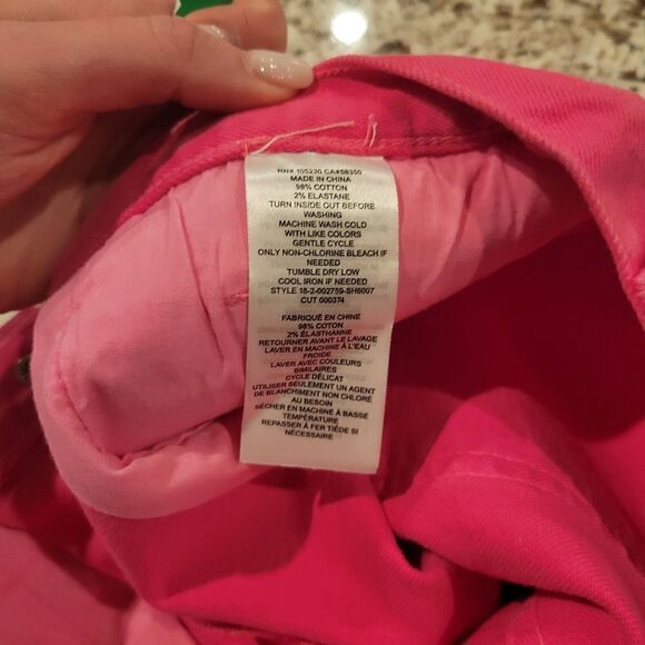 Current Elliott jeans denim Boyfriend pink Shorts size 27 new - Picture 10 of 10